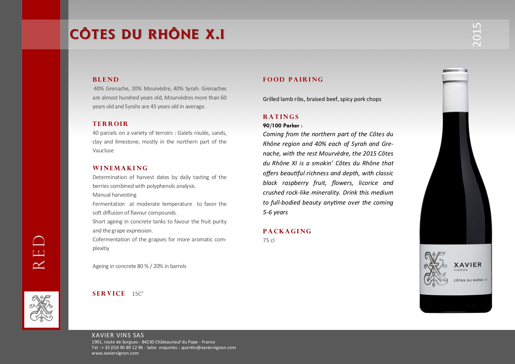 Cotes du Rhone 2015