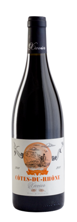 Cotes du Rhone - 2012 - Magnum láhev ve dřevěné krabici